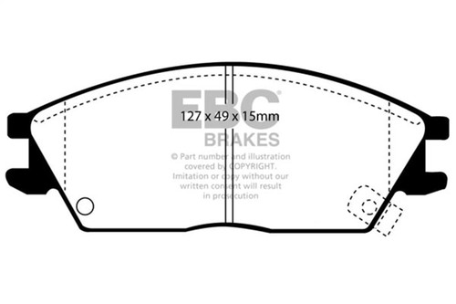 EBC DP2803 - 95-99 Hyundai Accent Greenstuff Front Brake Pads