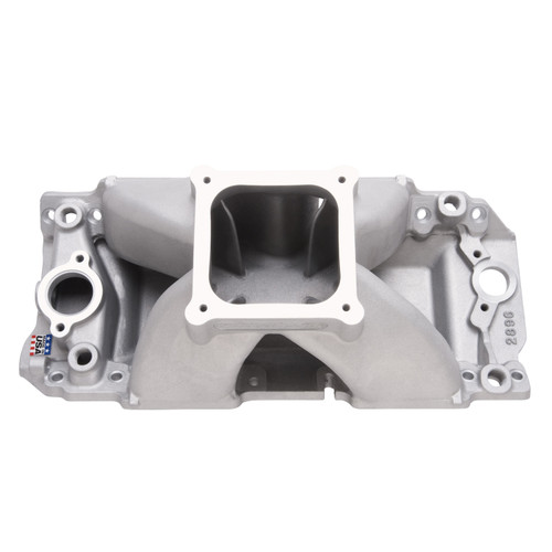 Edelbrock 28962 - Manifold BB Chevy Short Deck Super Victor II (565) CNC Port-Matched for 60409 CNC Heads