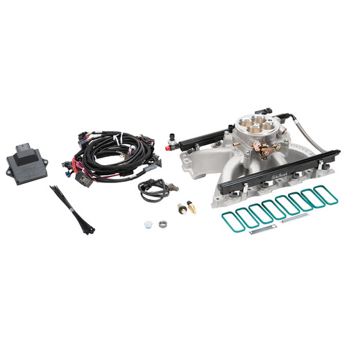 Edelbrock 35710 - Pro Flo 4 EFI System Seq Port LS Gen III/IV Victor Jr Cath Port 550 Max HP 35lb/hr