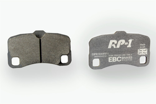 EBC DP81930RP1 - Racing 08-12 Porsche 911 (997) (Cast Iron Disc Only) RP-1 Race Rear Brake Pads