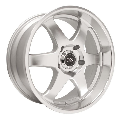 Enkei 470-780-7310SM - ST6 17x8 10mm Offset 5x127 Bolt Pattern 71.6 Bore Dia Silver Machined Wheel