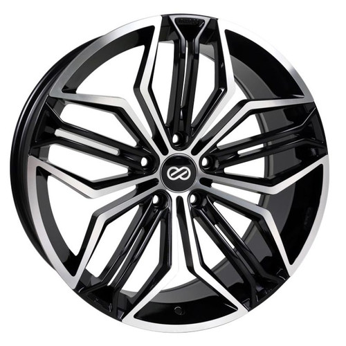 Enkei 495-775-3145BKM - CUV 17x7.5 5x108 45mm Offset 72.6mm Bore Black Machined