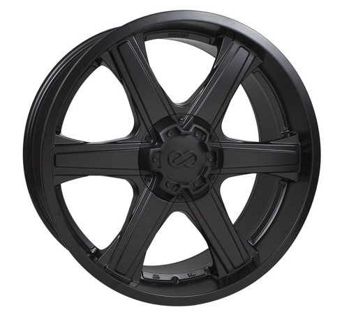 Enkei 503-2295-8330BK - BHAWK 22x9.5 6x139.7 30mm Offset 78mm Bore Black Wheel