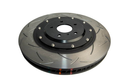 DBA DBA52379BLKLS - T3 5000 Slotted Series w/ Black Hat Front Left 2012 Nissan GTR R35