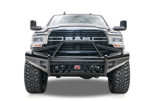 Fab Fours DR19-S4462-1 - Black Steel Front Bumper
