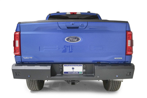 Fab Fours FF21-RT5150-1 - Red Steel Rear Bumper
