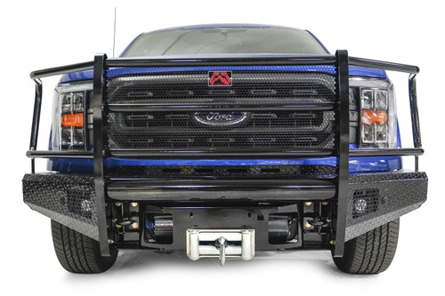 Fab Fours FF21-K5060-1 - Black Steel Front Bumper