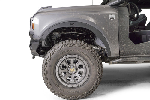 Fab Fours FB2002-1 - Fender Flare; Delete; Matte Black Powder Coat;