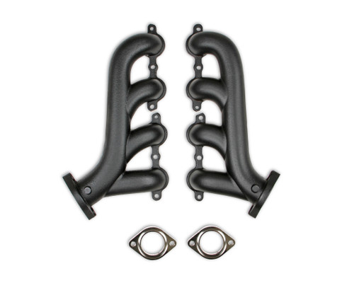 Flowtech 31730-3FLT - LS Swap Exhaust Manifolds - Black Ceramic Finish