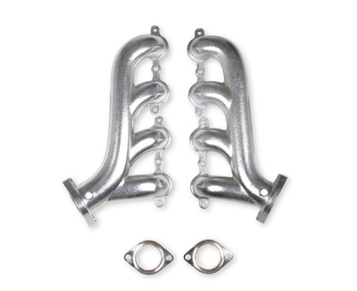 Flowtech 31730-1FLT - LS Swap Exhaust Manifolds - Silver Ceramic Finish