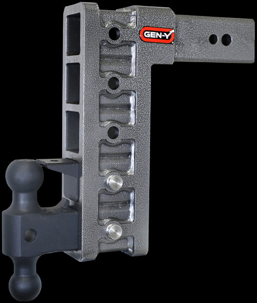 GEN-Y Hitch GH-1725 - Gen-Y Mega Duty 3in Shank 12in Drop 3500lb TW 32K Hitch w/GH-0161 Dual-Ball/GH-0162 Pintle Lock