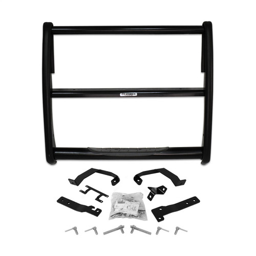 Go Rhino 3373B - 17-19 Ford F-250/F-350 Super Duty 3000 Series StepGuard - Black (Center Grille Guard Only)