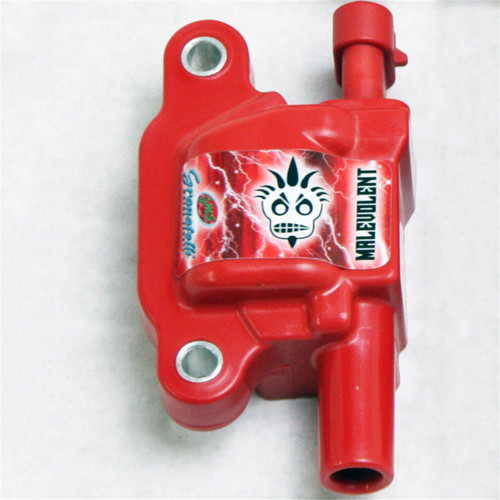 Granatelli Motorsports 28-0513-1RM - Granatelli 05-17 GM LS1/LS2/LS3/LS4/LS5/LS6/LS7/LS9/LSA Malevolent Coil Packs - Red (Single)