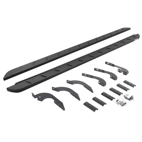Go Rhino 63443280SPC -   - RB10 Slim Line Running Boards with Mounting Brackets Kit - Textured Black