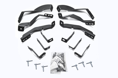 Go Rhino 6840425 - 15-19 Chevrolet Silverado 2500HD/3500HD Brackets for OE Xtreme Cab Length SideSteps