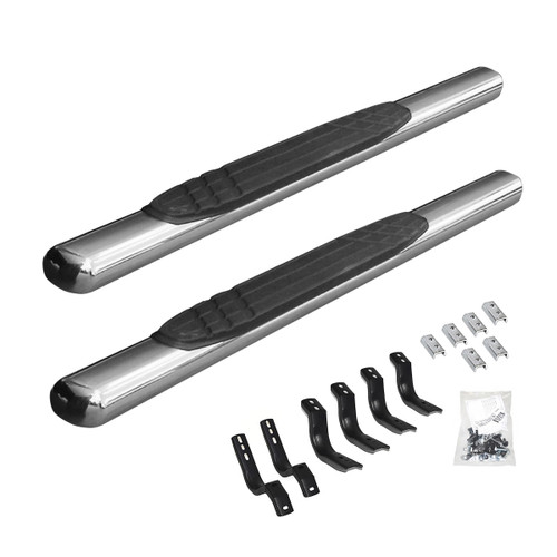 Go Rhino 684404552PS - 07-18 Chevy 1500 4in OE Xtreme Complete Kit w/Sidesteps + Brkts