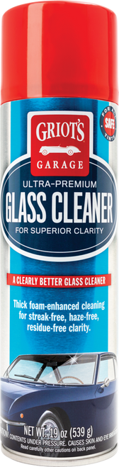Griots Garage 10998 - Foaming Glass Cleaner - 19oz (Aerosol)