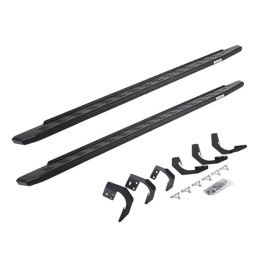 Go Rhino 69620687T -  RB30 Running Boards with Mounting Bracket Kit - Protective Bedliner Coating