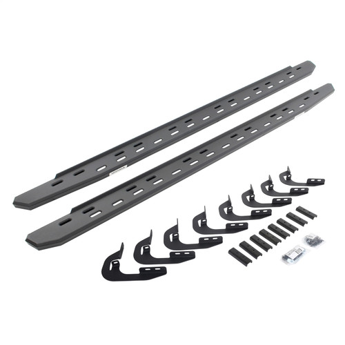 Go Rhino 69604787SPC -  RB30 Slim Line Running Boards with Mounting Bracket Kit - Textured Black