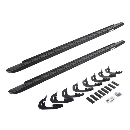 Go Rhino 69604787T -  RB30 Running Boards with Mounting Bracket Kit - Protective Bedliner Coating