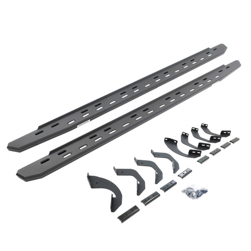 Go Rhino 69643687SPC -  RB30 Slim Line Running Boards with Mounting Bracket Kit - Textured Black