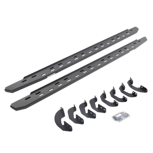 Go Rhino 69641687SPC -  RB30 Slim Line Running Boards with Mounting Bracket Kit - Textured Black