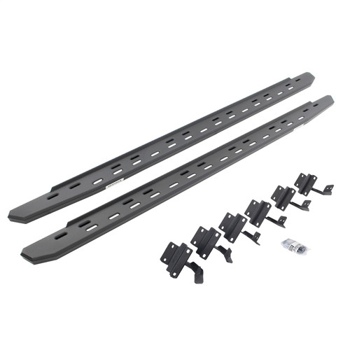 Go Rhino 69615587SPC -  RB30 Slim Line Running Boards with Mounting Bracket Kit - Textured Black