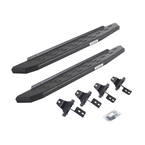 Go Rhino 69692748T -  RB30 Running Boards with Mounting Bracket Kit - Protective Bedliner Coating