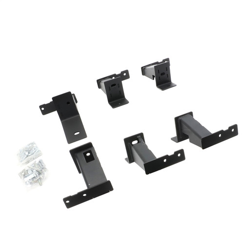 Go Rhino FSD4429TK - 16-23 Toyota Tacoma DC 4dr Brackets for Dominator Xtreme Frame Slider - Tex. Blk