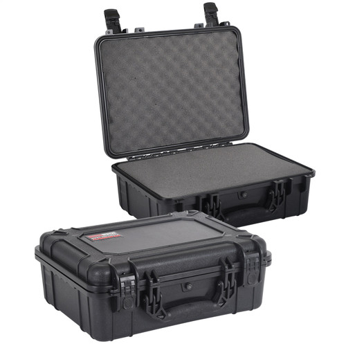 Go Rhino XG201608F - XVenture Gear Hard Case w/Foam - Large 20in. / Lockable / IP67 - Tex. Black