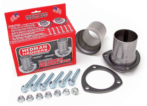 Hedman Hedders 21114 - 3 IN. BALL AND SOCKET STYLE HEADER REDUCERS 2-1/4 IN. EXHAUST SYSTEM; MILD STEEL