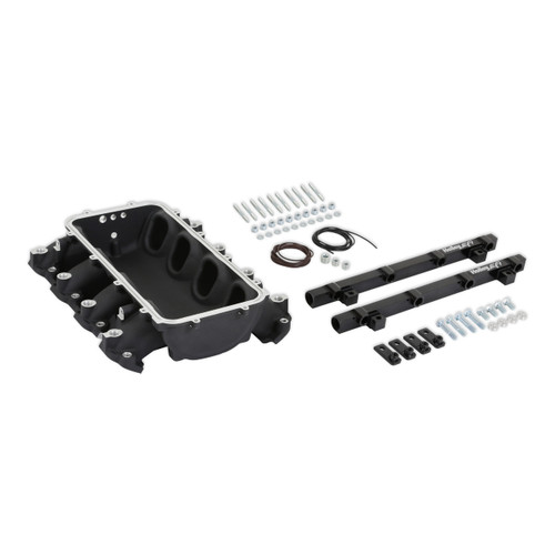 Holley EFI 300-711BK - EFI Lo-Ram Intake Manifold Base