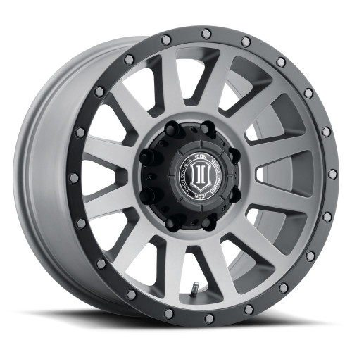 Icon 2018908152TT - Compression HD 18x9 8x170 6mm Offset 5.25in BS Titanium Wheel