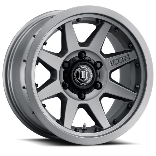 Icon 21817856547TT - Rebound Pro 17x8.5 5x4.5 0mm Offset 4.75in BS 71.5mm Bore Titanium Wheel