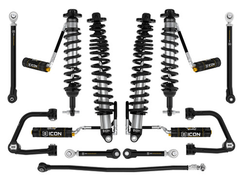 Icon K40007T - 21-UP BRONCO NON-SASQUATCH 3-4" LIFT STAGE 7 SUSPENSION SYSTEM TUBULAR