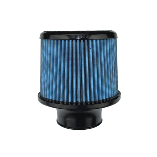 Injen X-1013-BB - AMSOIL Ea Nanofiber Dry Air Filter - 2.75 Filter 6 Base / 5 Tall / 5 Top