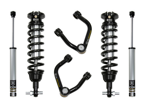 Icon K93202TA - 19-21 Ford Ranger 0-3.5in Stage 2 Suspension System w/ Tubular UCA Alum Knuckle