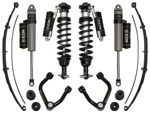 Icon K93207TA - 19-21 Ford Ranger 0-3.5in Stage 7 Suspension System w/ Tubular UCA Alum Knuckle