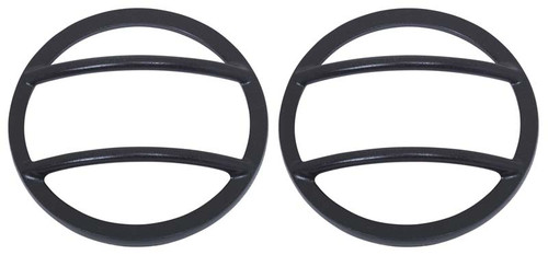 Kentrol 80014 - Jeep JK Fog Light Cover Pair 07-18 Wrangler JK Textured Black