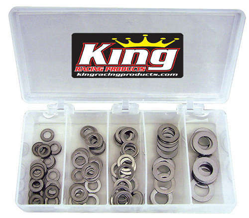 King Racing Products 2720 - Stainless Washer Kit .030 145pc