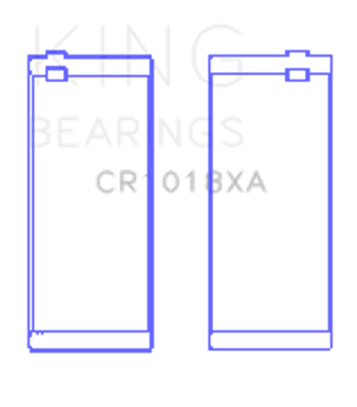 King Engine Bearings CR1018XA - King 97-07 Ford 2.5L/2.9L/3.0L (Size STD) Rod Bearing Set
