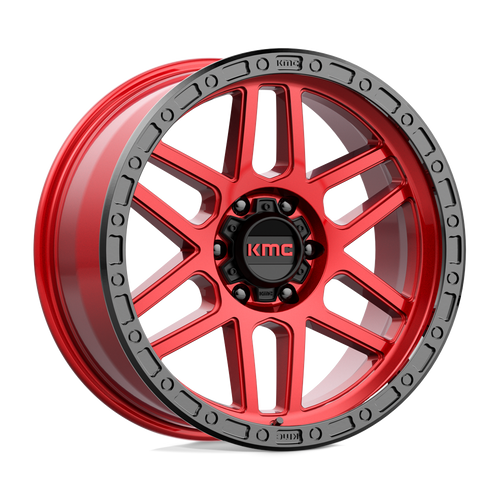 KMC KM54478568900 - Km544 Mesa 17X8.5 Candy Red With Black Lip