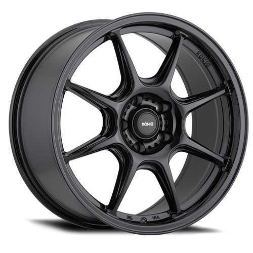 Konig LK87108405 - Lockout 17x8 4x108 ET40 Gloss Black