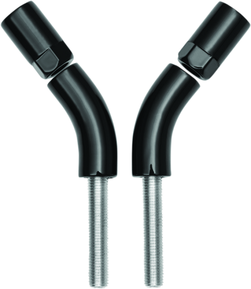 Kuryakyn 1216 - Mirror Stem 3in Outward Extenders Black