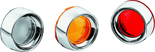 Kuryakyn 2107 - Deep Dish Bezel With Smoke Lens Chrome