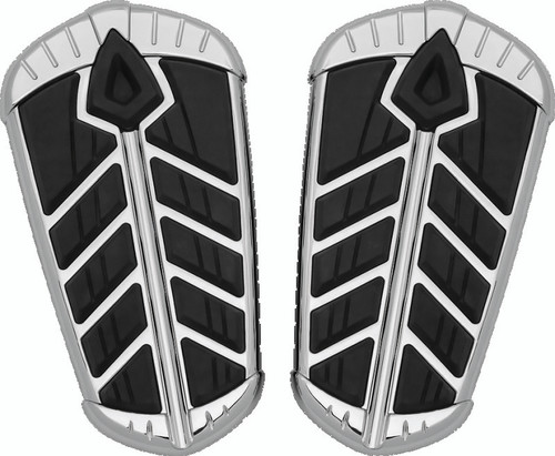 Kuryakyn 5656 - Spear Floorboard Insert Passenger Indian Chrome