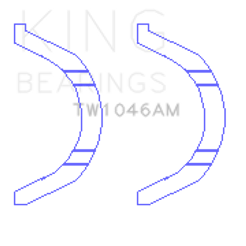 King Engine Bearings TW1046AM - King BMW N14B16C Thrust Washer Set