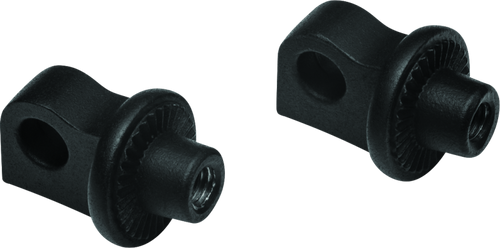 Kuryakyn 6775 - Adjustable Stop Splined Peg Adapter Black