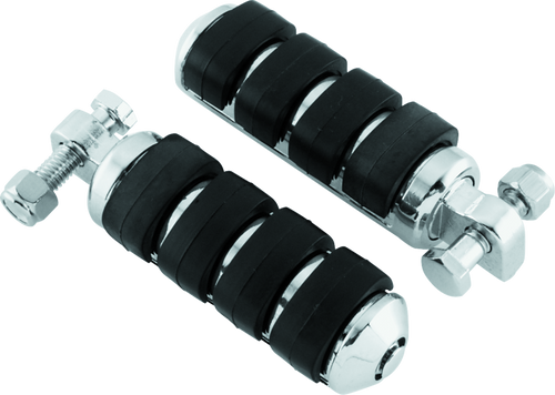Kuryakyn 8000 - ISO Peg Small With Male Adapter Chrome (Pair)