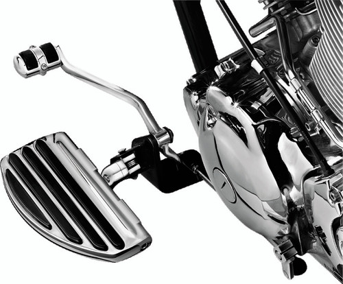 Kuryakyn 7916 - ISO Conversion Floorboards For Driver Or Passenger With Splined Bracket Chrome